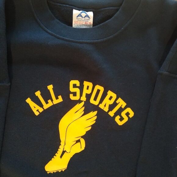 Vintage 90s All Sports Athletic Crewneck Sweatshirt - Picture 1 of 7